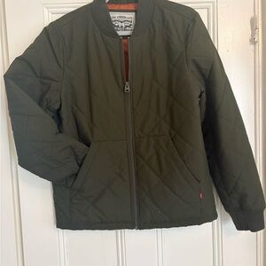 Levi's Dark Green Quilted Jacket